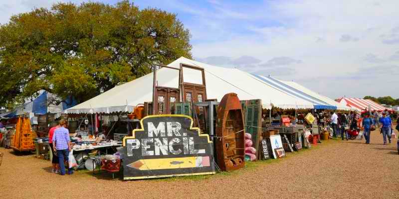 Surveying the Vintage Market at Texas's Wildest Antique Fair