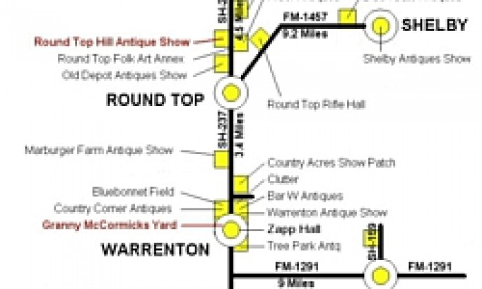 Round Top Market Antiques Week, Round Top Antique Show Guide